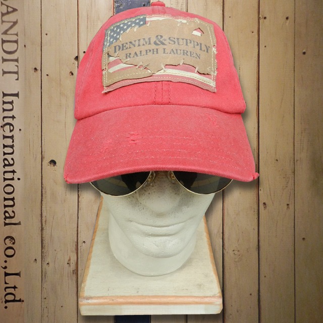 ＊Denim &Supply   Ralph Lauren Cap  (Red)＊ - メイン画像