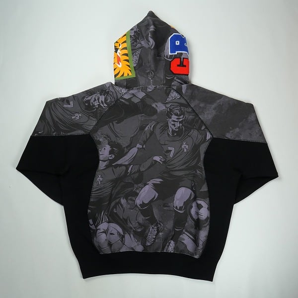 Size【M】 A BATHING APE ア ベイシング エイプ ×CR7 ALL OVER PRINT