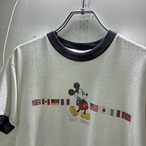 Disney ミッキーマウス　リンガーTシャツ　ディズニー