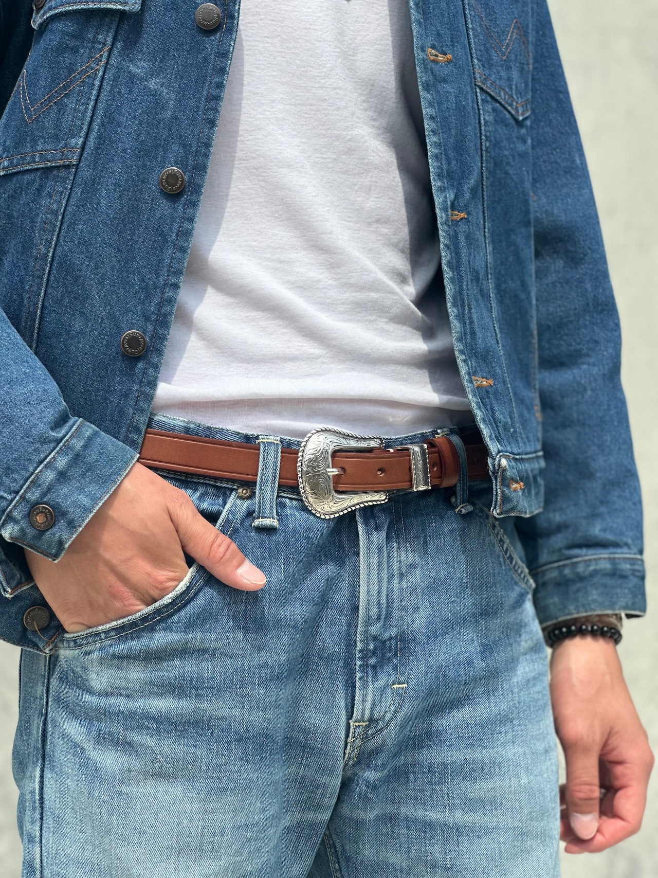 Western Noble Buckle Belt