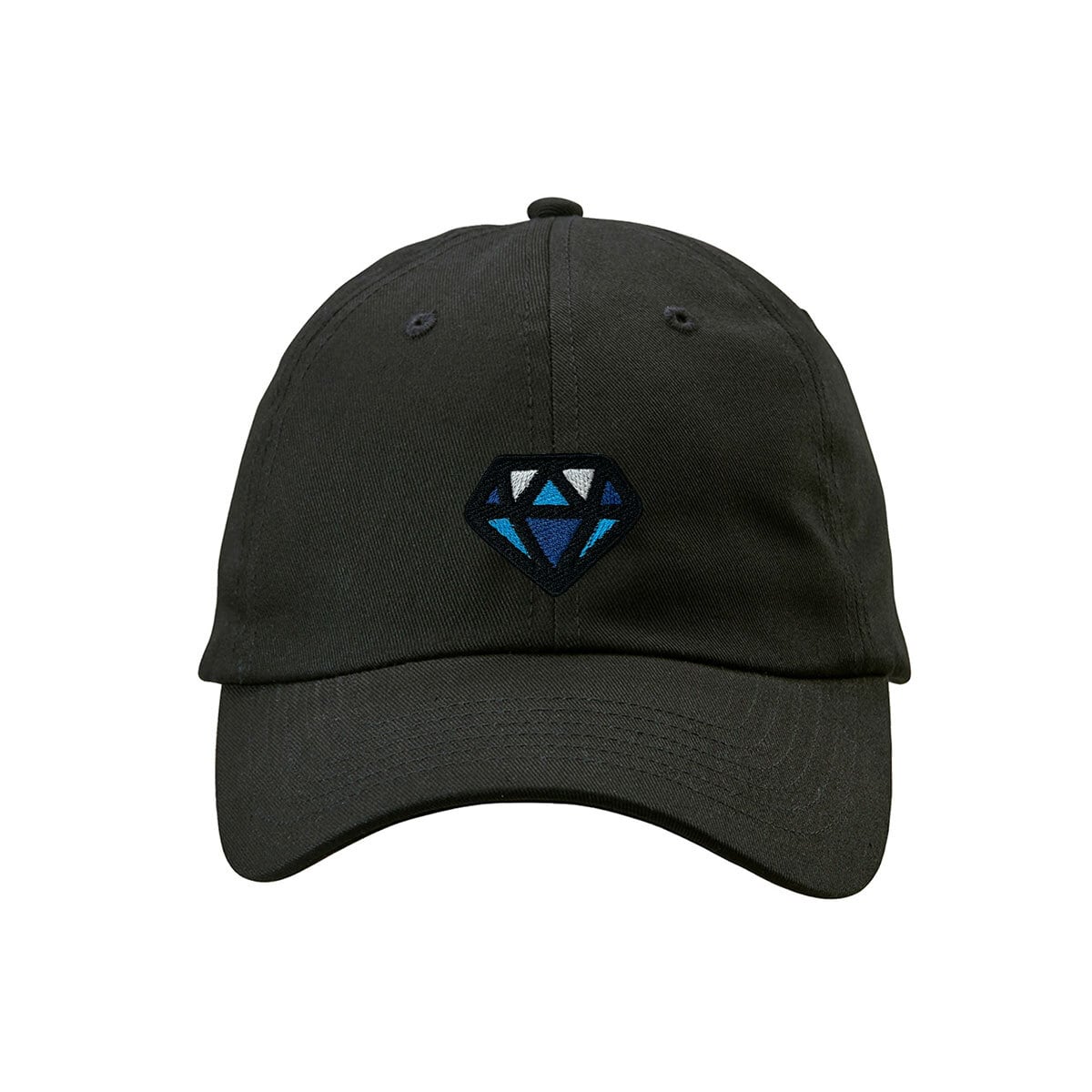 キラキラ ダイヤモンド 刺繍キャップ cap-a_ss014 帽子 コットン ツイル ロー キャップ