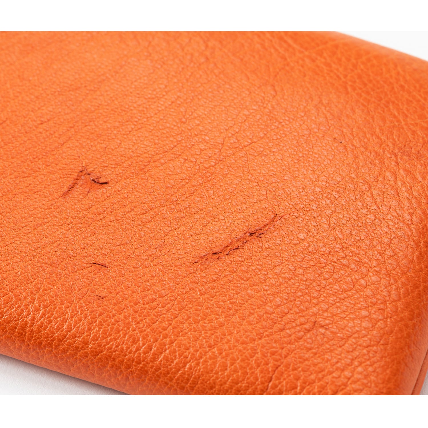 天溝折財布 BLACK （Frameless Bi-Fold Wallet – Organic Deer Leather