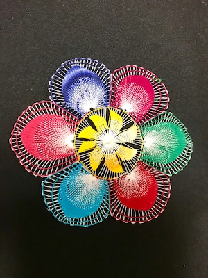 ニャンドゥティ のテーブルセンター No.14