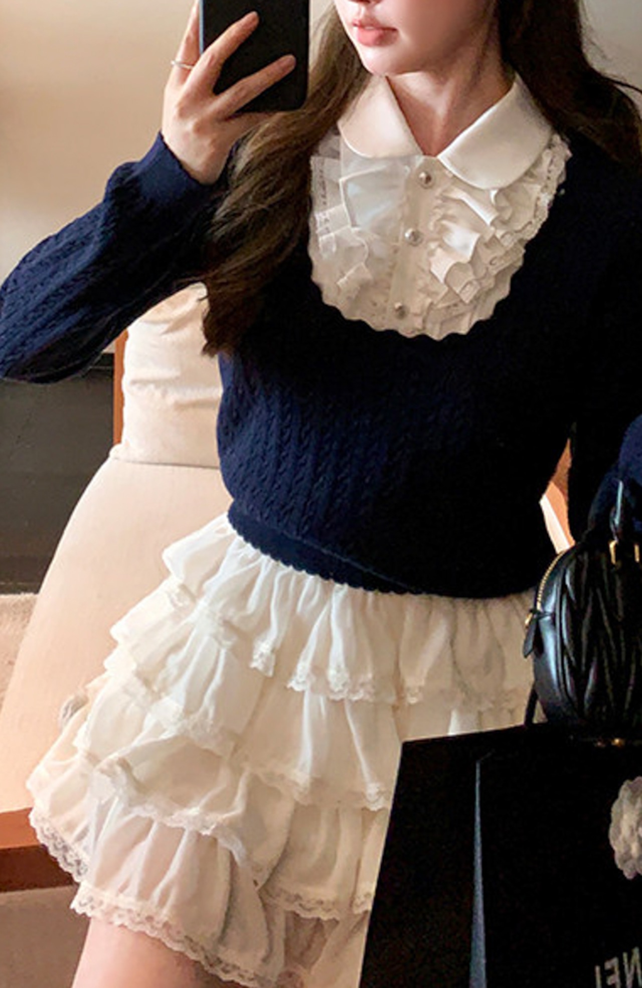 フリルティアードミニスカート LK1815