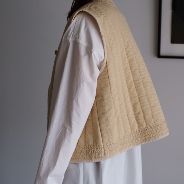 ARCHI / Quilted vest［BEIGE］