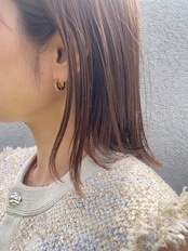 ribbed hoop pierce