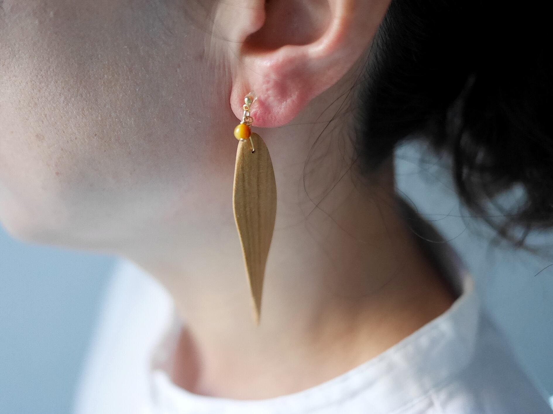 ロングリーフ ピアス or イヤリング | 鎌倉木貨（kamakuramocca