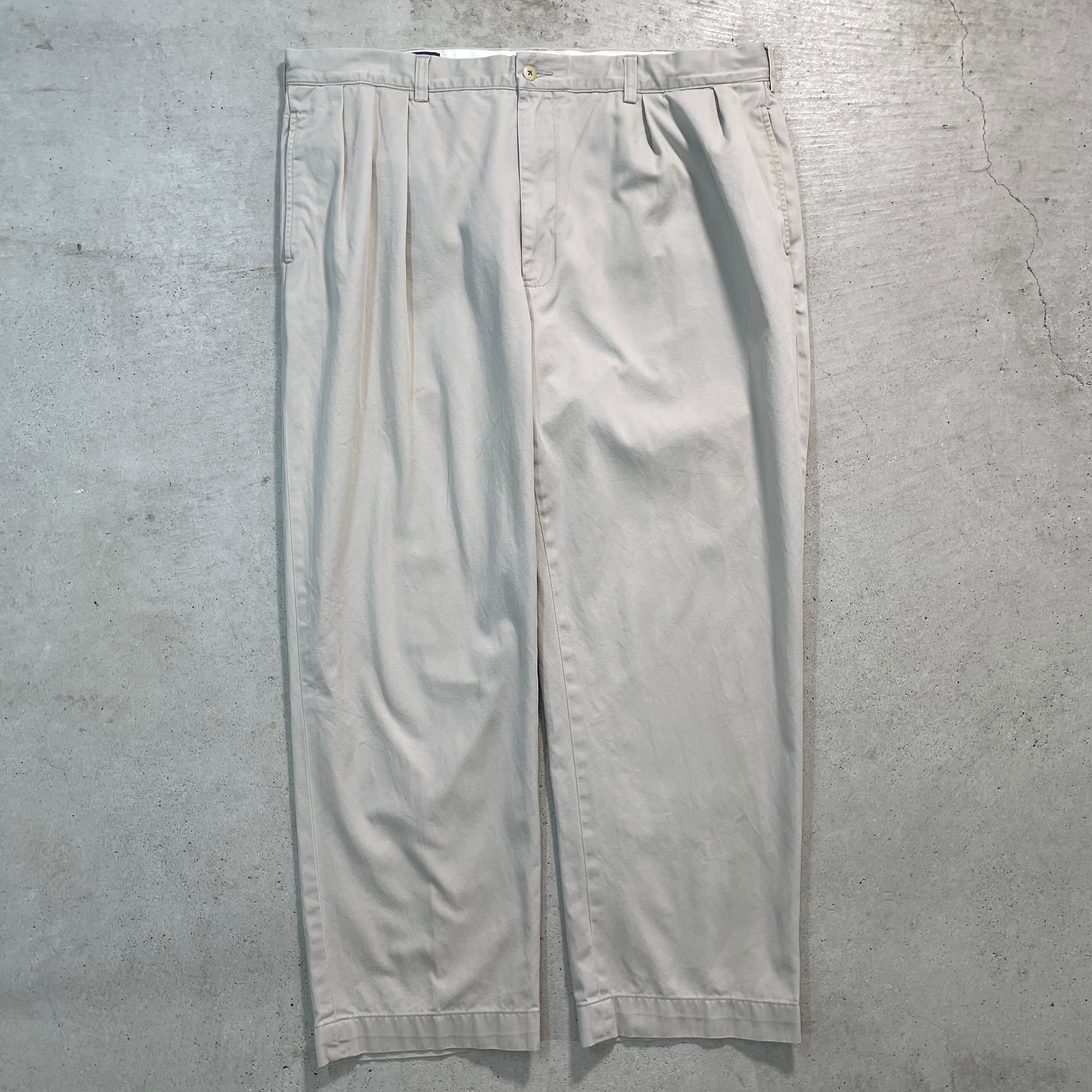 90年代 Polo by Ralph Lauren ポロバイラルフローレン ANDREW PANT 2タック ワイドチノパンツ メンズW40 古着 90s VINTAGE ヴィンテージ ポロチノ 大きいサイズ BIGSIZE ライトグレー 生成り【チノパンツ,コットンパンツ】/ホワイト | cave 古着屋【公式】古着通販サイト 90年代 Polo by Ralph Lauren ポロバイラルフローレン ANDREW PANT 2タック ワイドチノパンツ メンズW40 古着 90s VINTAGE ヴィンテージ ポロチノ 大きいサイズ BIGSIZE ライトグレー 生成り【チノパンツ,コットンパンツ】/ホワイト | cave 古着屋【公式】古着通販サイト