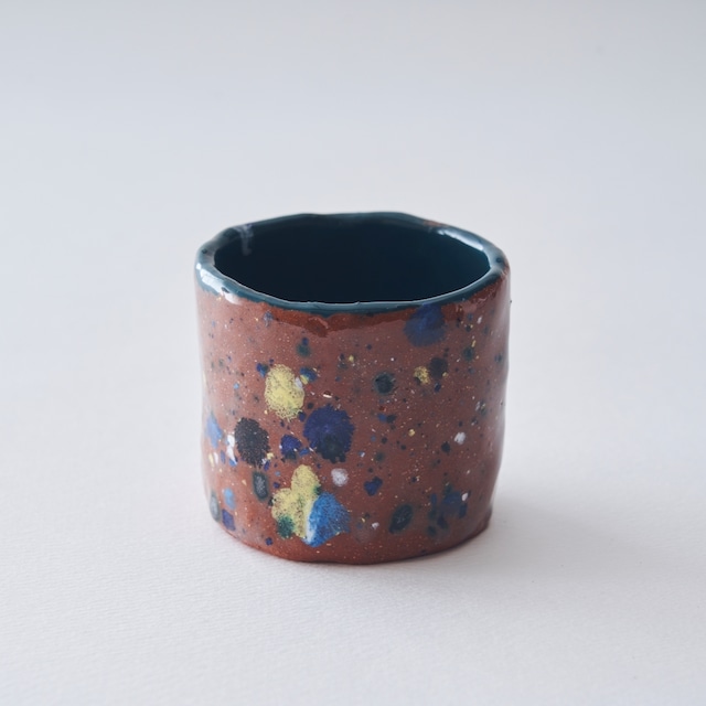 Satoko Kako / Tea cup (dark green inside)