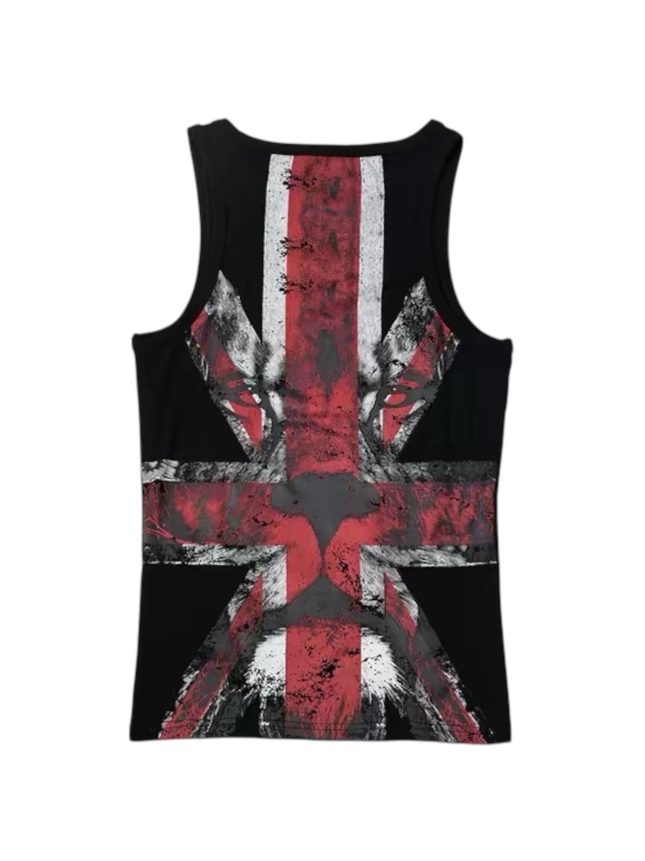【STARTEXCEEDEND】“F*CK” Rhinestone Tiger Graphic Tank Top