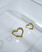 heart hoop pierce M