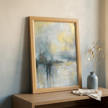 油絵 油彩 油彩画 絵 絵画【青空の下に咲くラベンダー】 | PAY ID