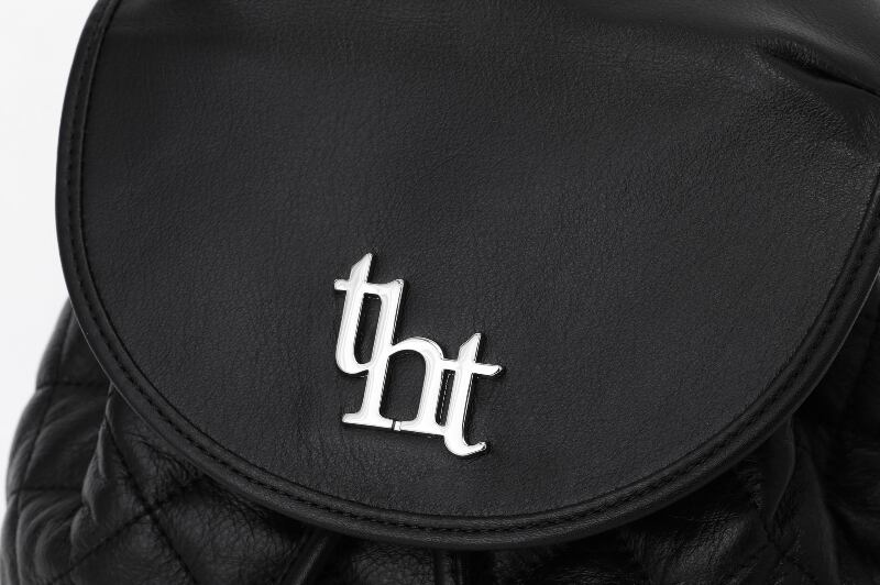 threetimes] Acorn quilted backpack black 正規品 韓国ブランド 韓国 