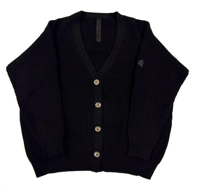 CHROME HEARTS クロムハーツ クロスパッチ カシミヤ ニット カーディガン ブラック