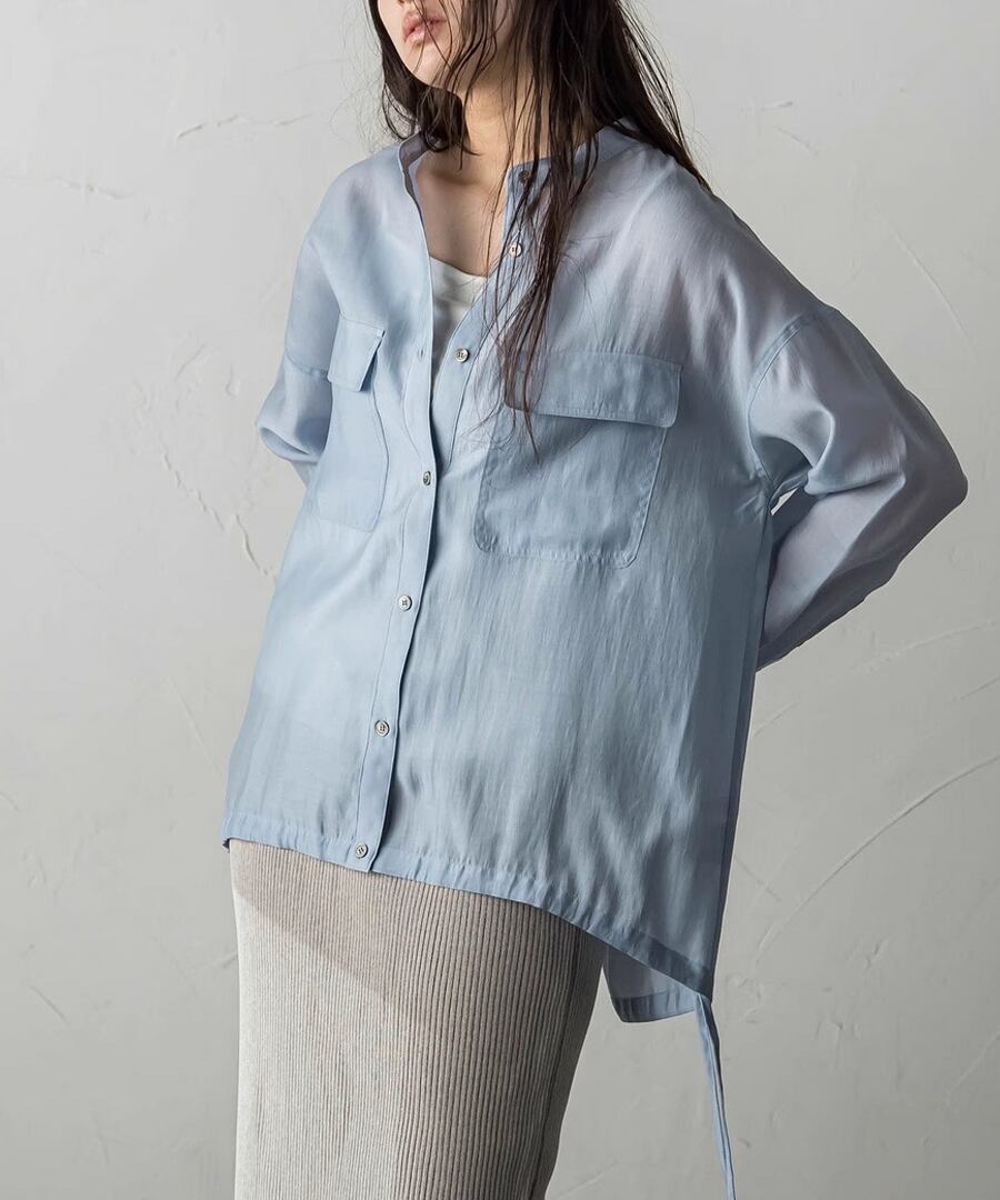 日焼け防止◆シアーブラウス【t-11021】