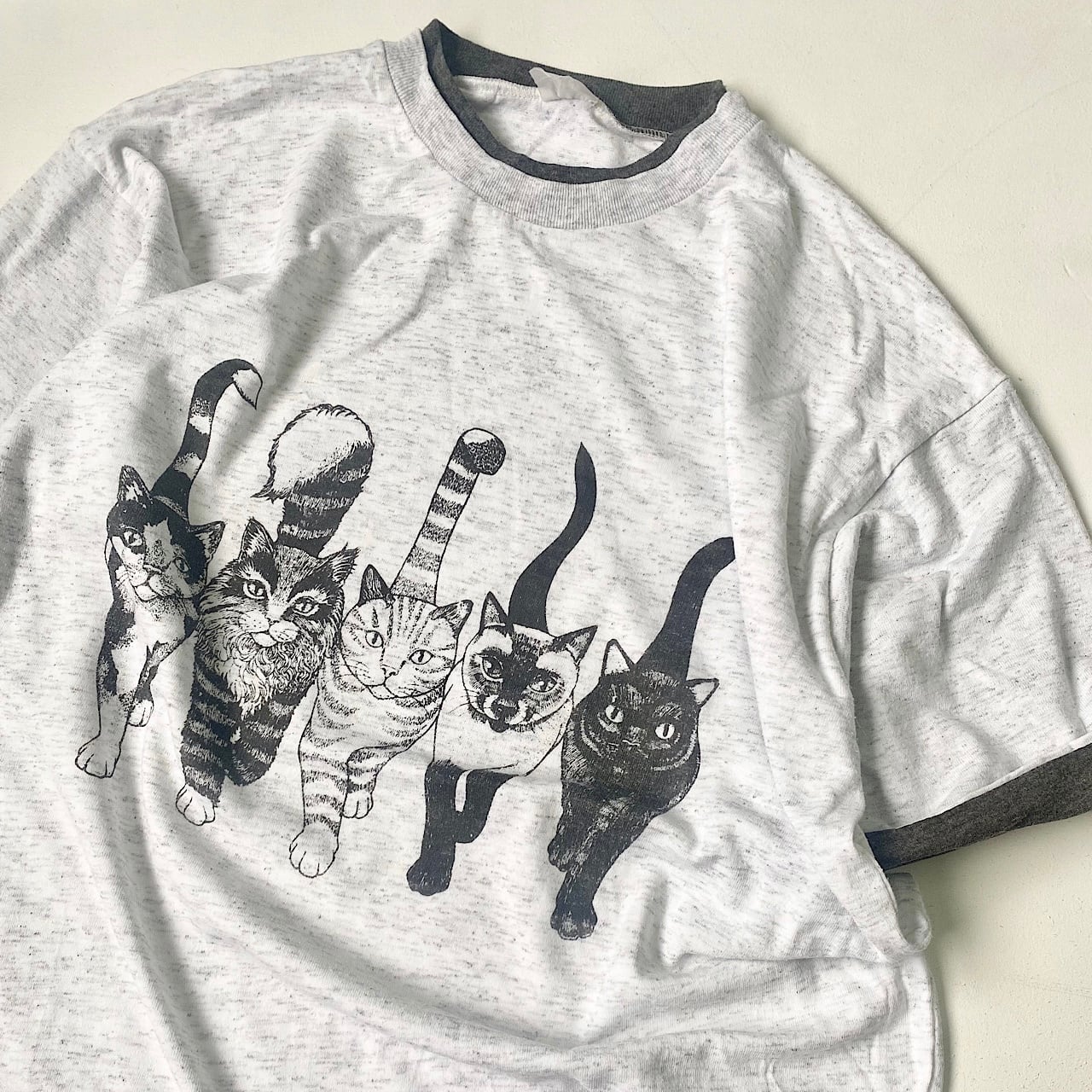 ビンテージ アニマル  猫 Tシャツ  動物 Tシャツ 90s