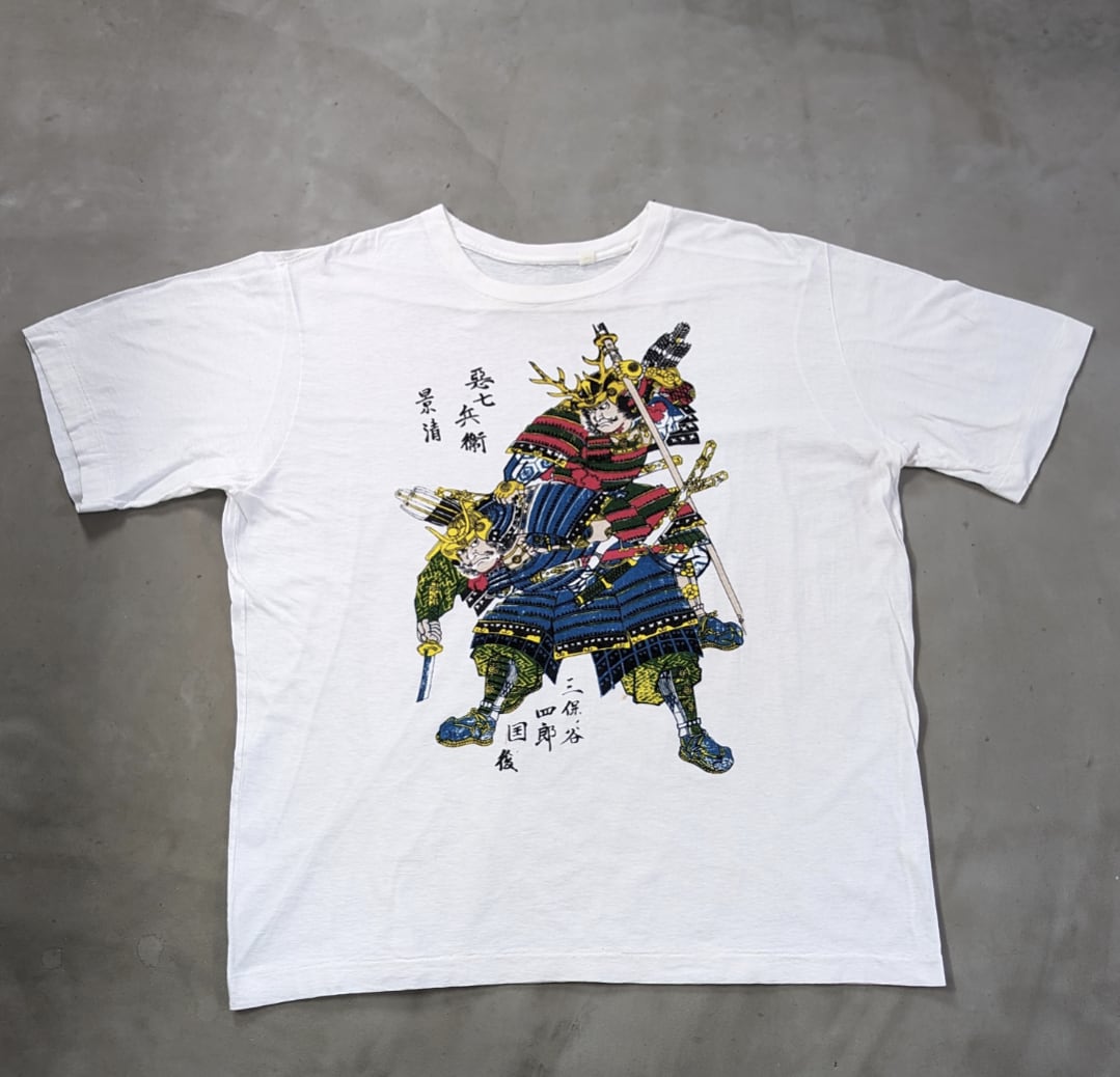 90s 悪七兵衛景清 三保谷四郎国俊 浮世絵tee 小岩店