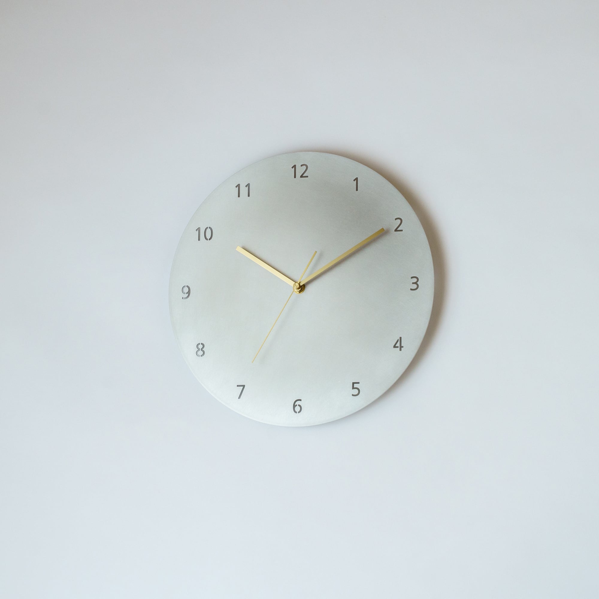 minimal wall clock 300 _ number / aluminum 壁掛け時計 300 数字