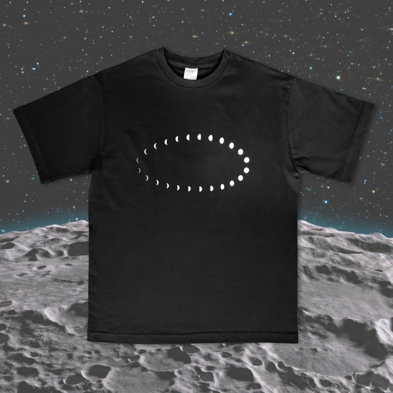 MOON PHASE PREMIUM COTTON BOX TEE