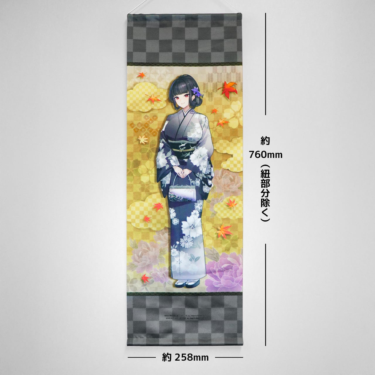 NIKKE 掛け軸風タペストリー D：キラーワイフ（NIKKE in 京都