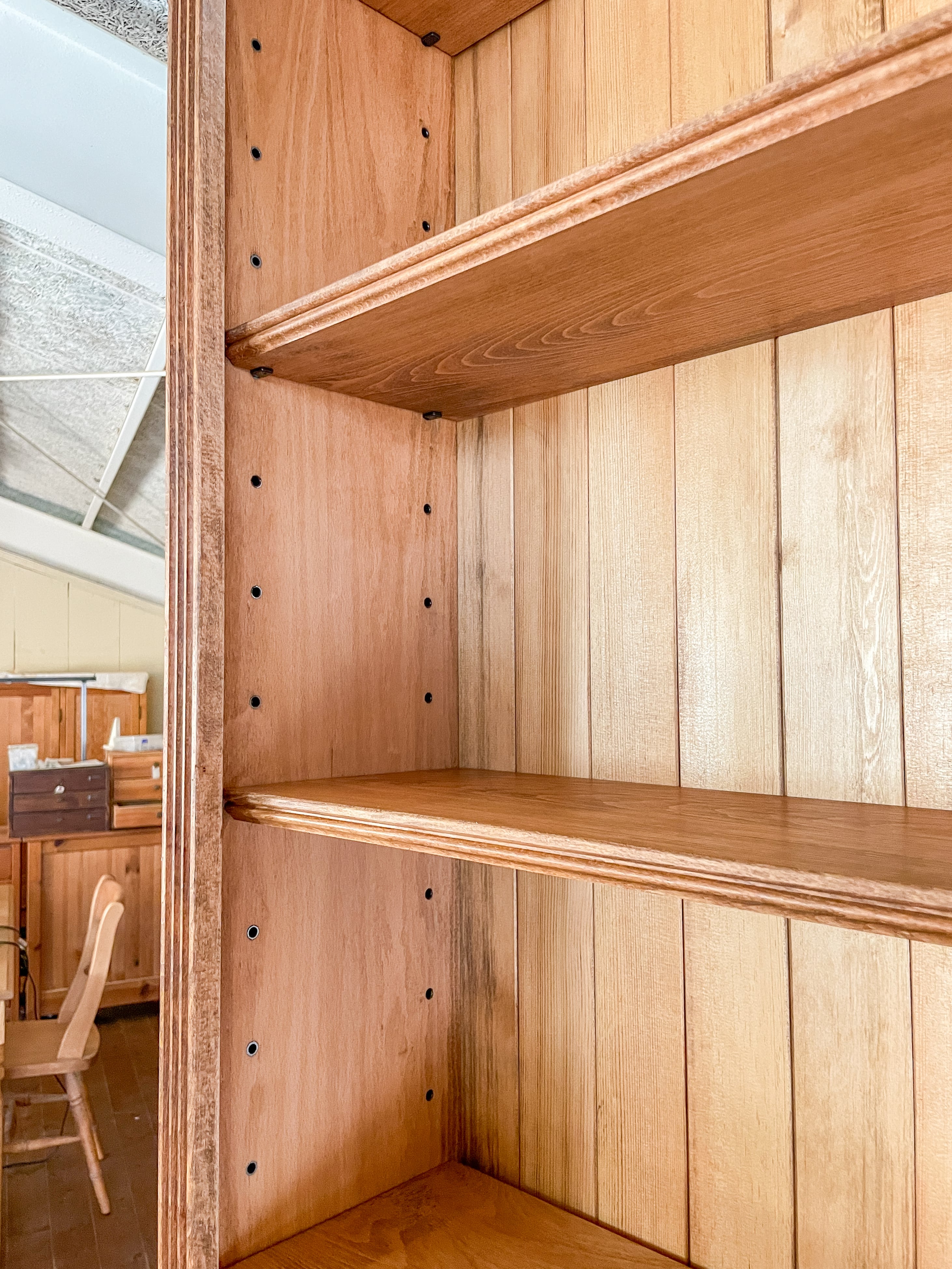 フランスアンティーク調オープンシェルフ 飾り棚キャビネット