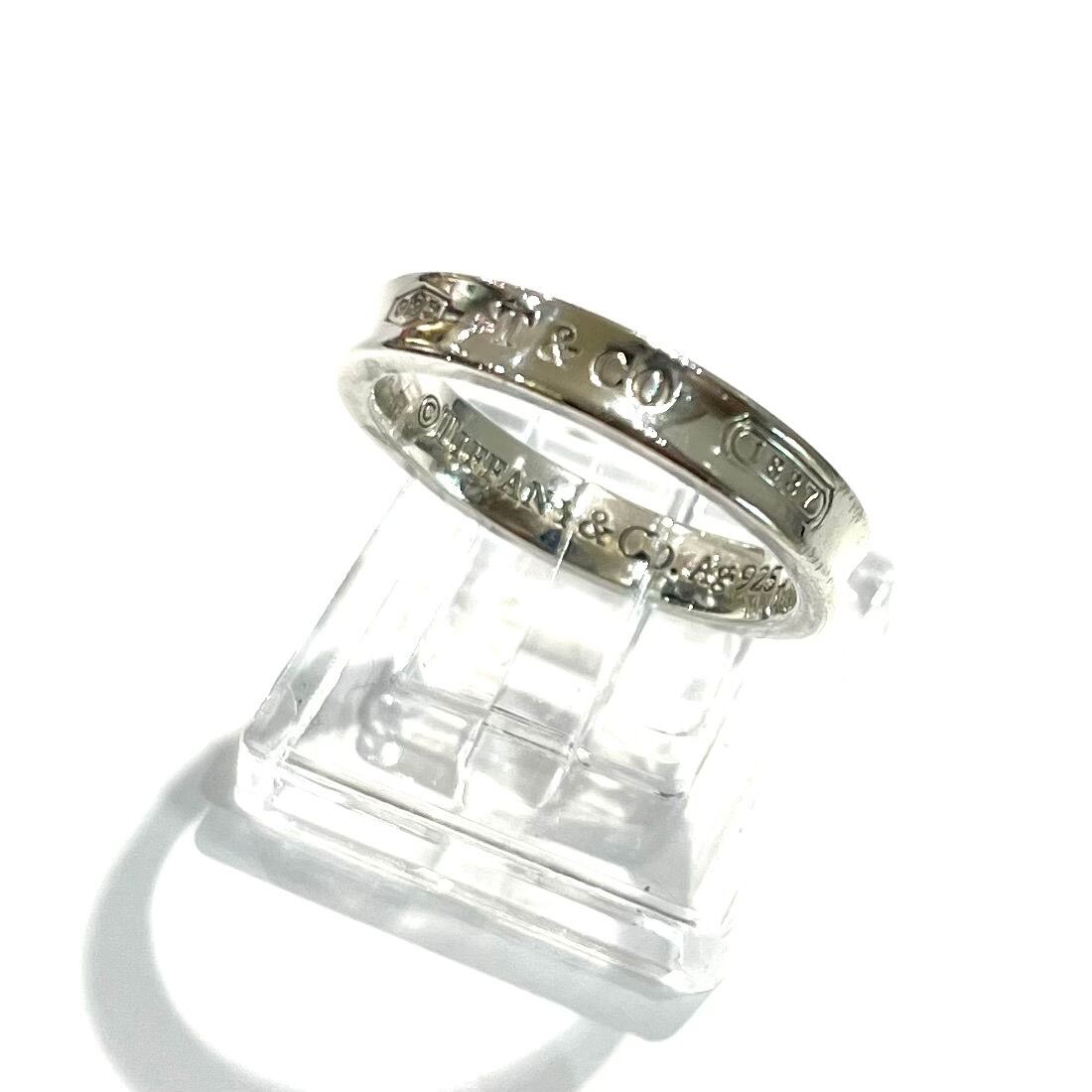 TIFFANY&CO】 【14.5号 】2411 細T&CO ナローシルバー925ヴィンテージ