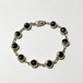 Vintage 925 Silver Onyx Bracelet Made In Mexico