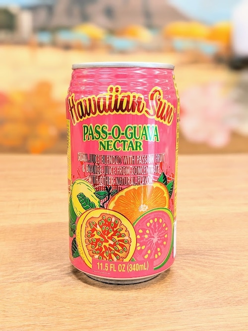 【Hawaiian Sun】パス・オ・グァバ ネクター340ml