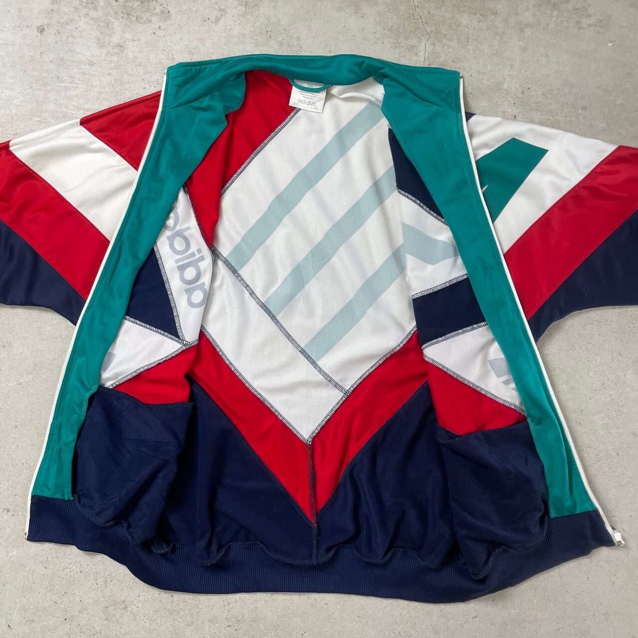 80年代 adidas アディダス トラックジャケット ジャージ メンズL 古着  