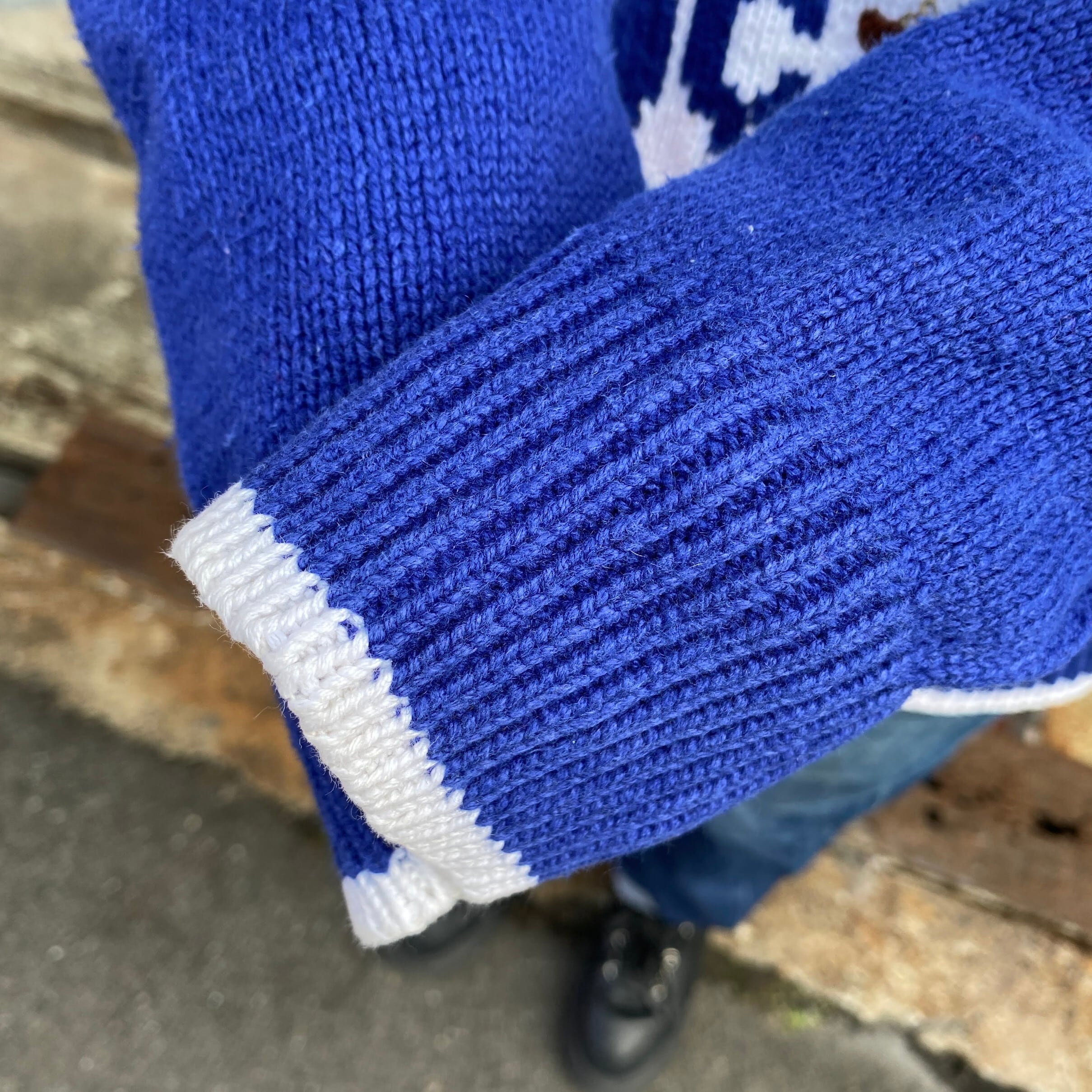Par Four USA ゴルフ 刺繍 コットンニットセーター メンズM 古着 