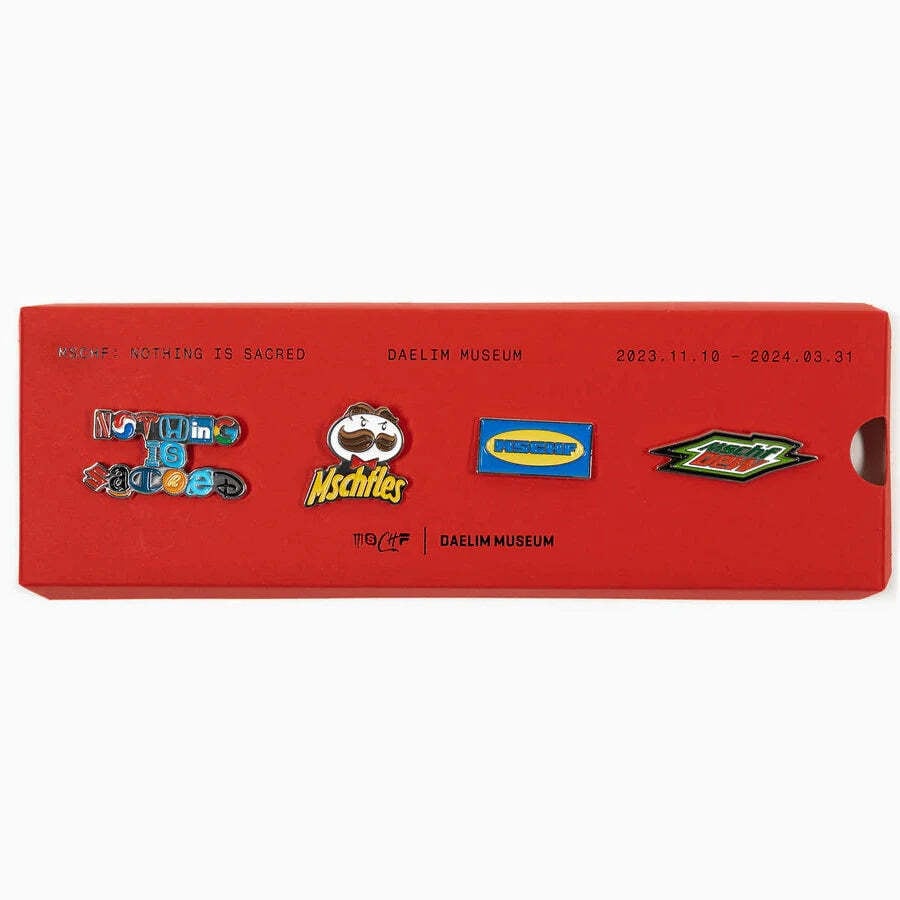 MSCHF - Nothing is Sacred: Enamel Pin ピンバッヂ セット | PERROTIN