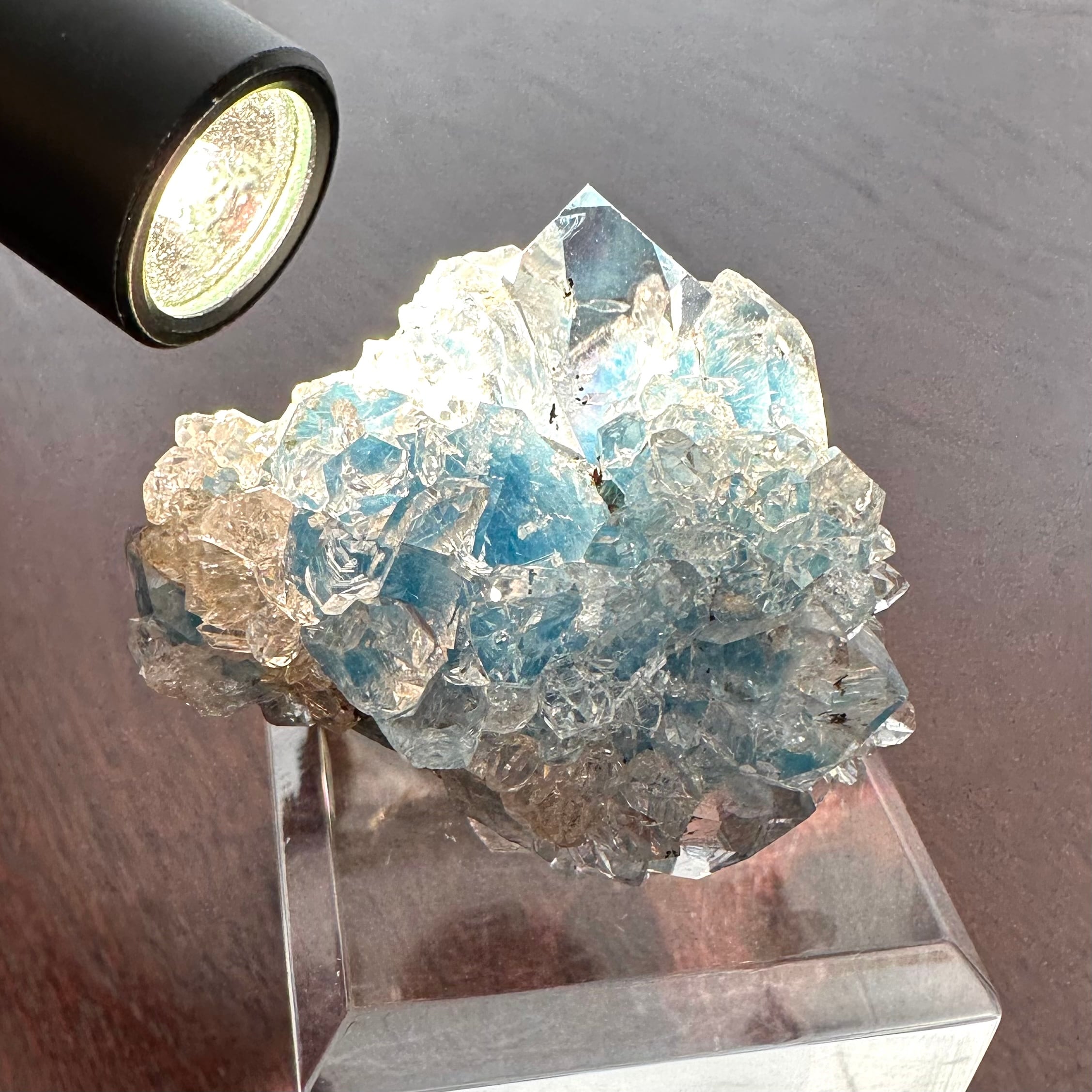 シャッタカイト / クォーツ【Shattuckite in Quartz】ナミビア産
