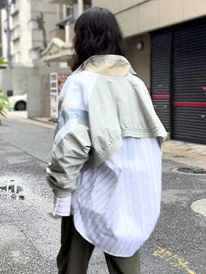 【25SS】Maison MIHARA YASUHIRO ミハラヤスヒロ / Cropped Track Jacket / ジャケット