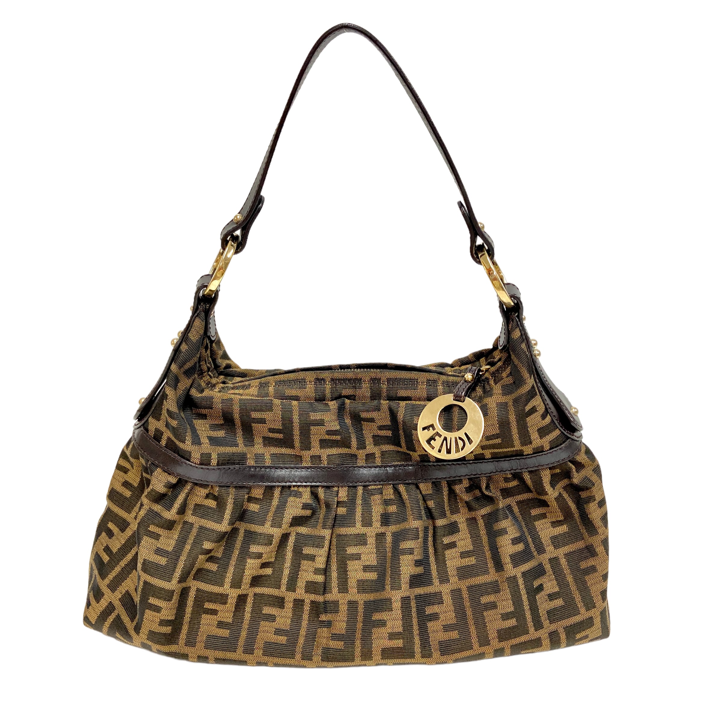 メーカー公式ショップ】 FENDI フェンディ ズッカショルダーバッグ ...