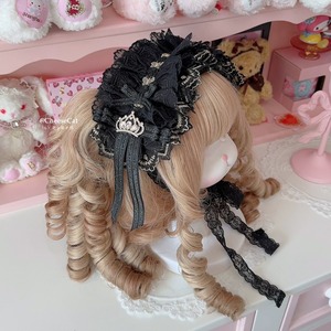 【お取り寄せ】ロリィタ クラウン ヘッドドレス 3色