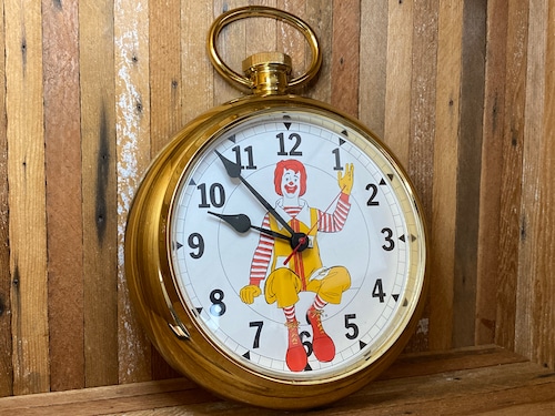 70s McDonald’s store display wall clock