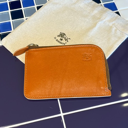 IL BISONTE/4540/L字ジップ財布(ヤケヌメ)