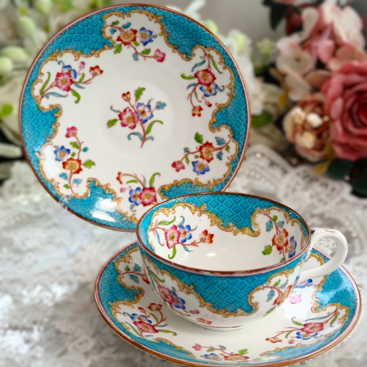 Cauldon コウルドン ティーカップ＆ソーサー 希少コウルドン ミントン  