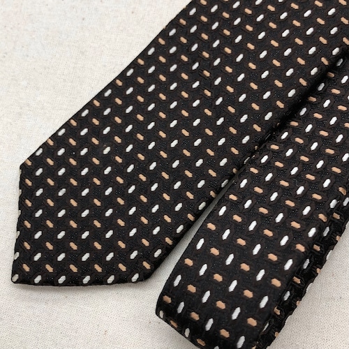 japan tie necktie 茶 ネクタイ n-360