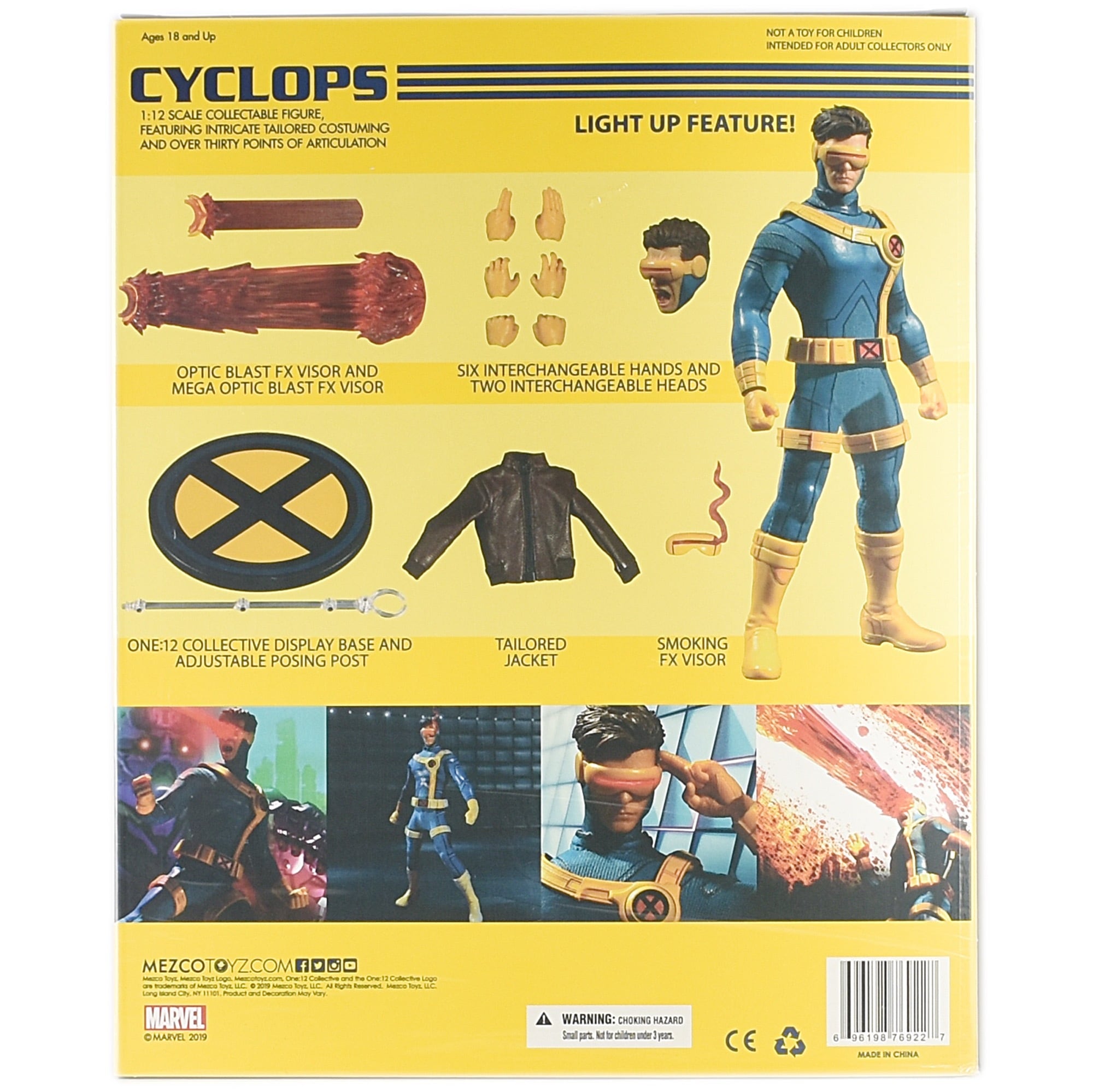 メズコ ワン12コレクティブ X-MEN サイクロプス アクションフィギュア 