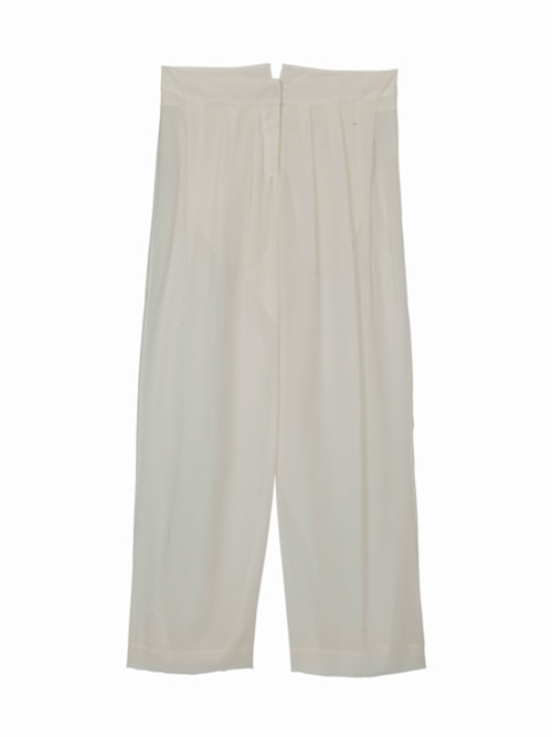 Wide pants  / white / S15PT02-2