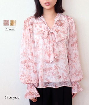 【新作入荷】シースルー花柄トップス_a0062203001