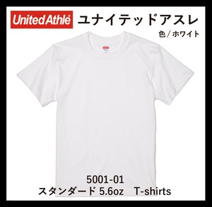 ユナイテッドアスレ5001-01　T-shirts　ホワイト