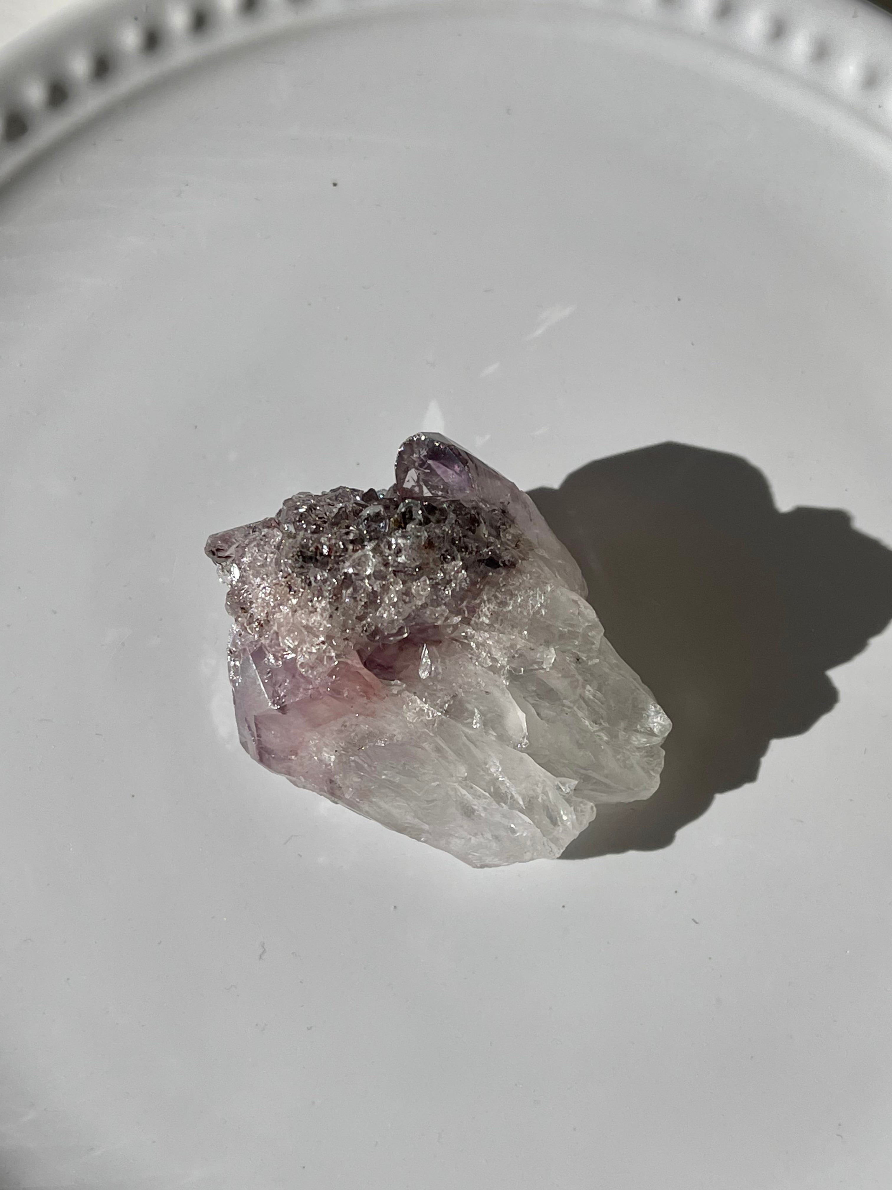 ダイヤの様な輝き！シュガーキャップアメシスト