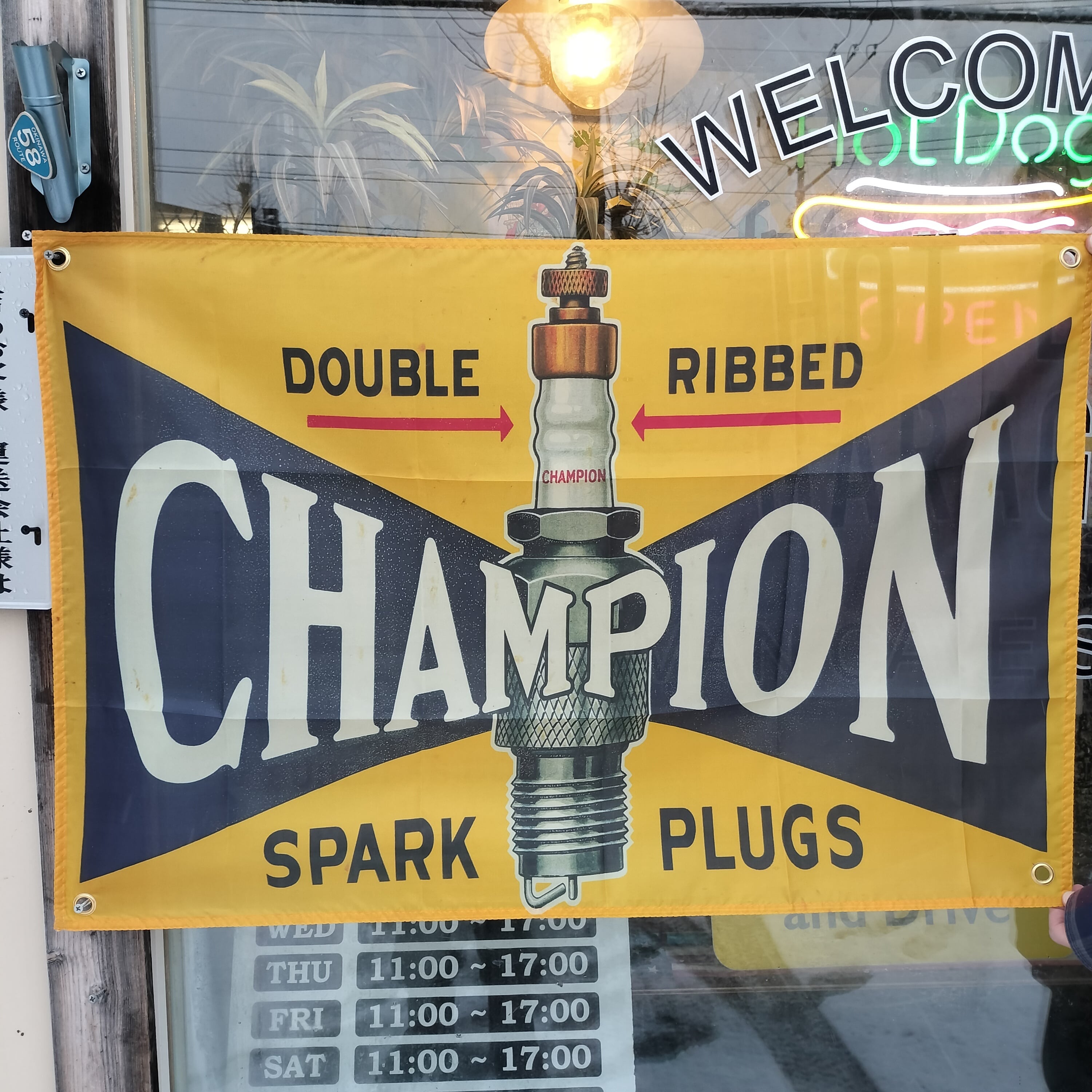 スモールサイズ/ガレージタペストリー//フラッグ バナー アメリカン雑貨