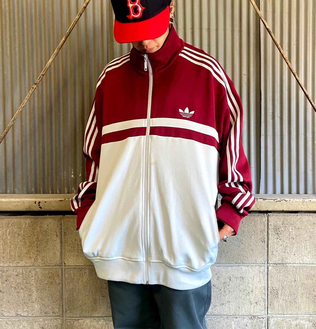 ビッグサイズ adidas ORIGINALS アディダス オリジナルス ジャージ メンズ2XL 古着  トラックジャケット【ジャージ・トラックジャケット】 | cave 古着屋【公式】古着通販サイト