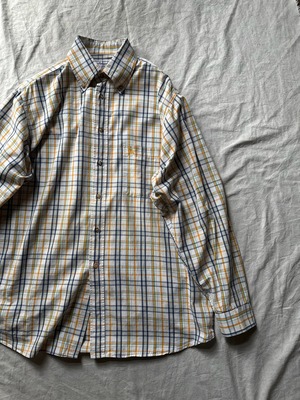 "BURBERRYS" Plaid pattern shirt