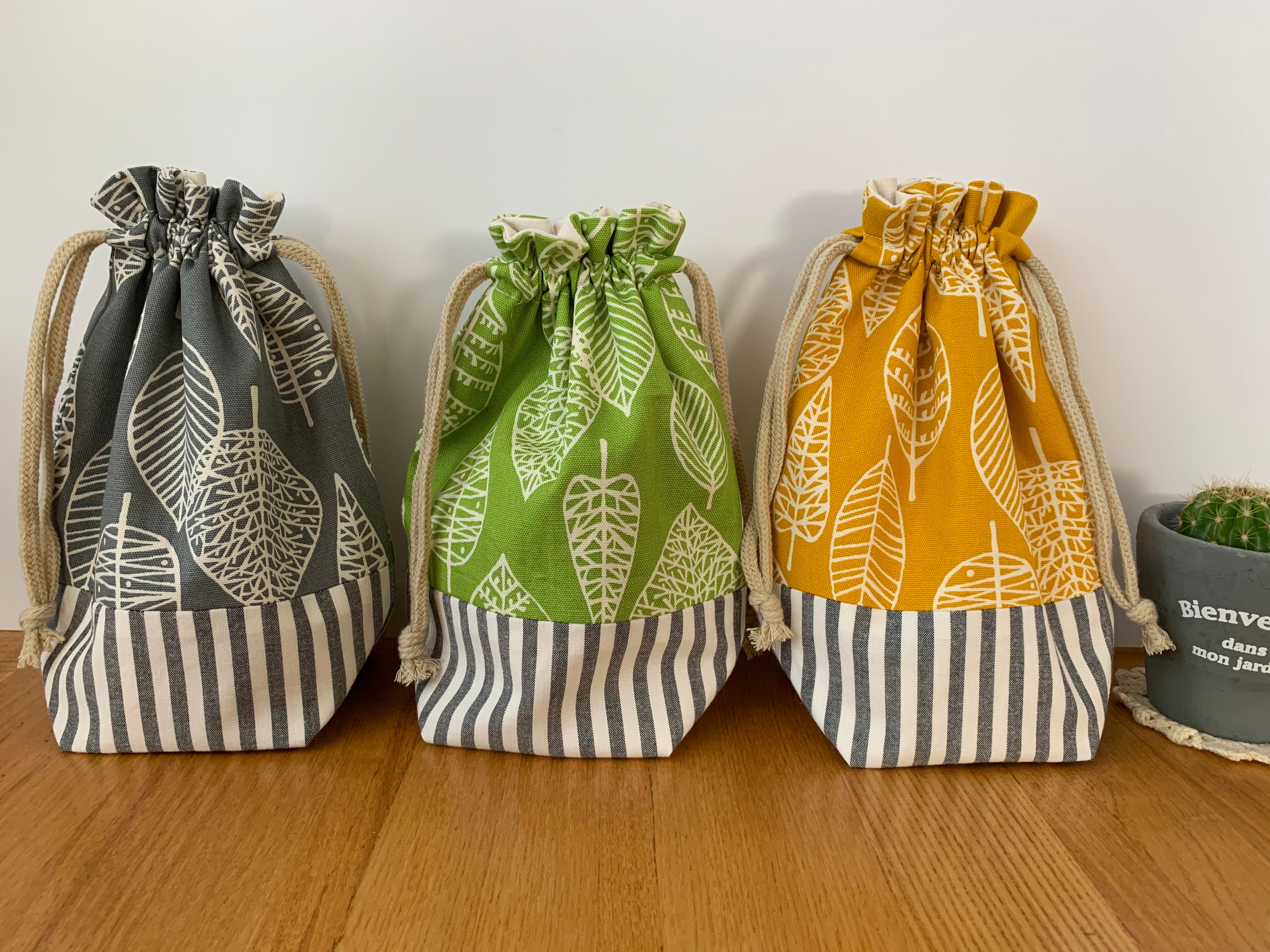 巾着袋S handmade巾着袋S リボン