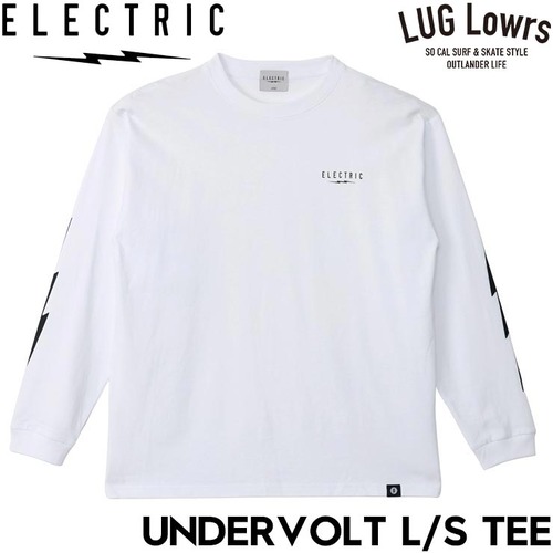 ELECTRIC エレクトリック UNDERVOLT L/S TEE ロングスリーブTEE ロンT メンズ レディース E26ST08 WHT 26SP 日本代理店正規品
