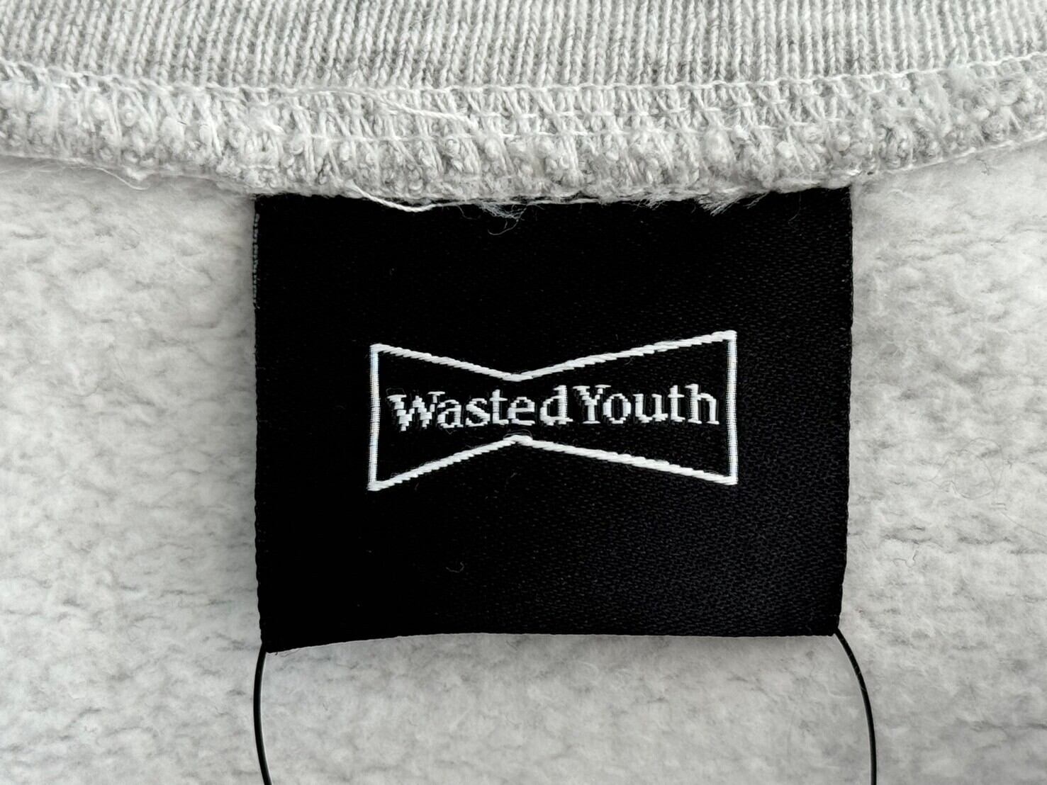 WASTED YOUTH × WHIMSY SOCKS CREWNECK SWEAT GREY XL 99369 | BRAND  
